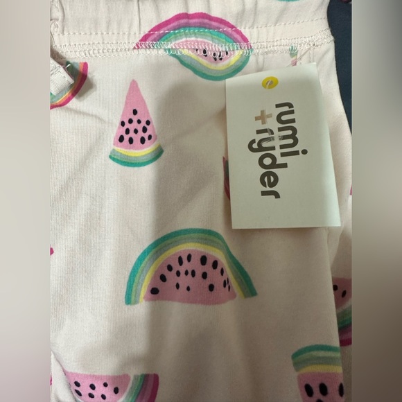 RUMI + RYDER Girl's Pink (Dolphin Style) Shorts Watermelon Graphic Size Medium - Picture 6 of 6